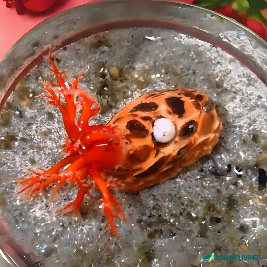 Orange Sea Cucumber (Psolus chitonoides)