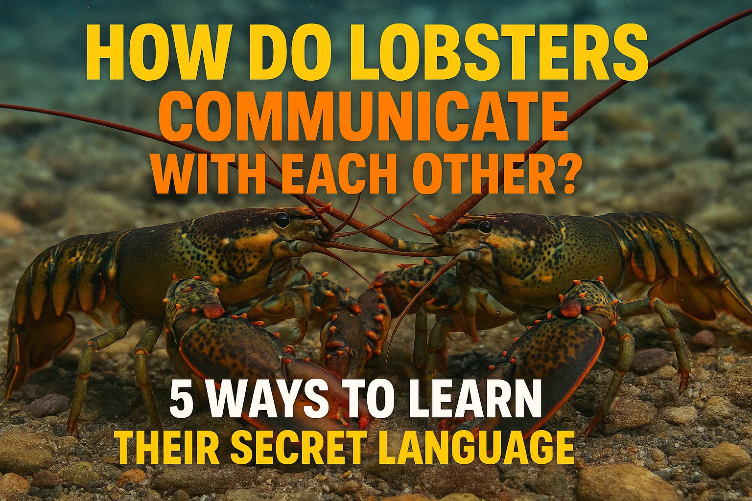 How Do Lobsters Communicate With Each Other Featured Image