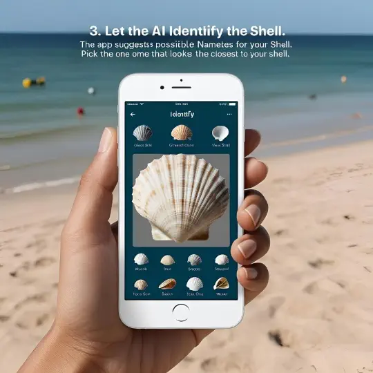 Let the Inaturalist Ai Identify the shell