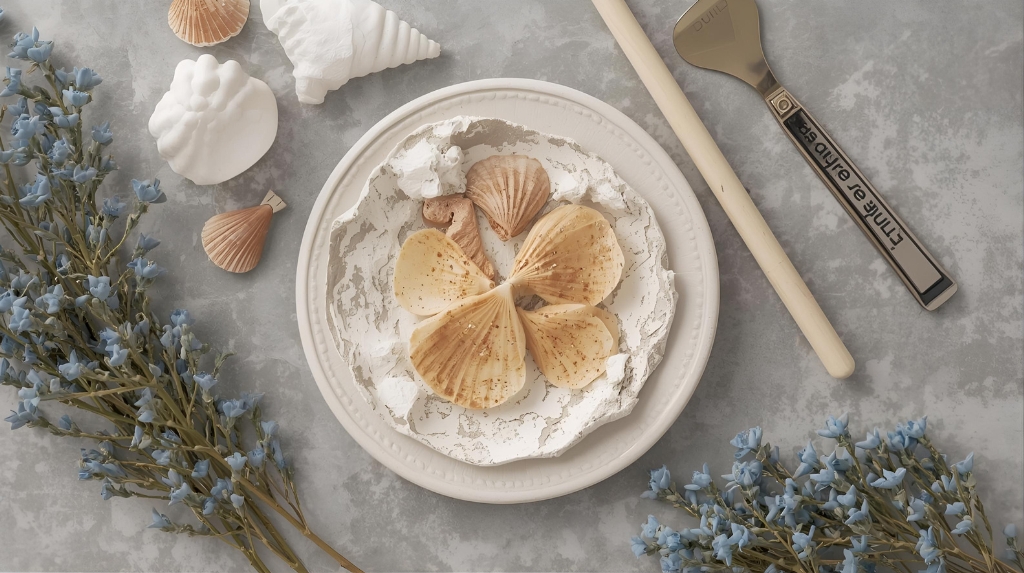 Clay Seashell Jewelry Dish