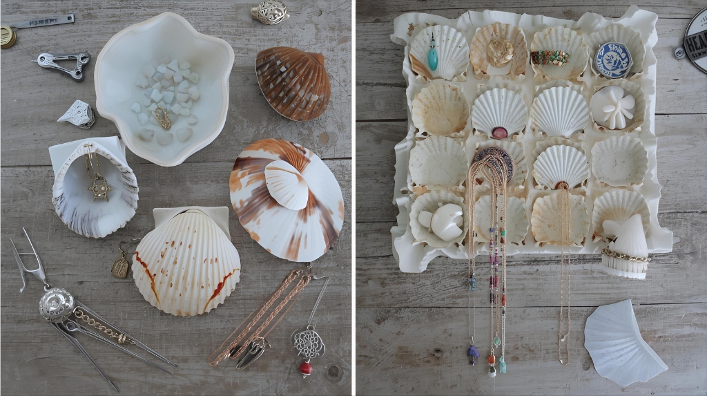 Show Off Your Seashell Jewelry Holder