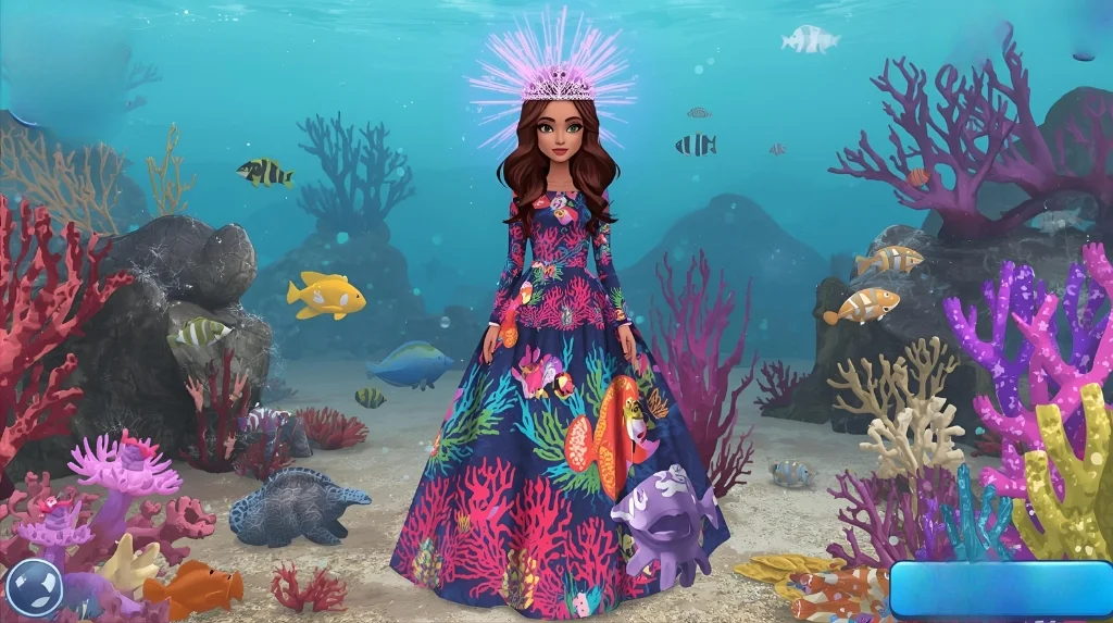 Coral Reef Style in the Digital World - Virtual Fashion Adventure