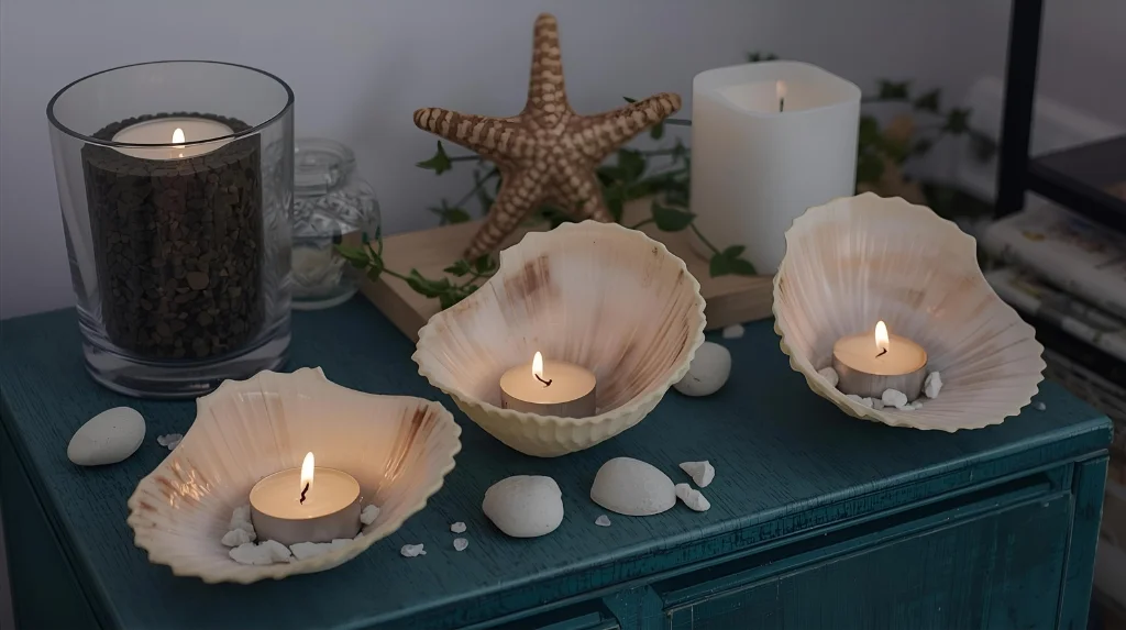 Seashell Candle Holders