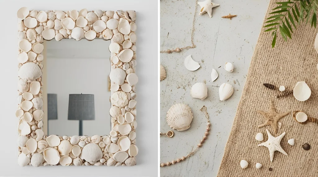 Seashell Mirror Frames