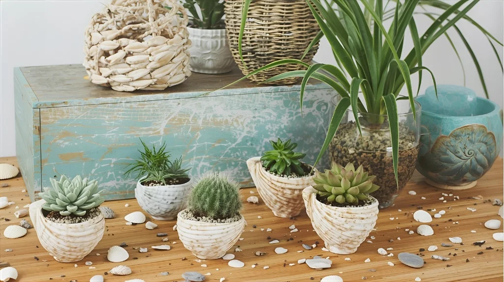 Seashell Planters
