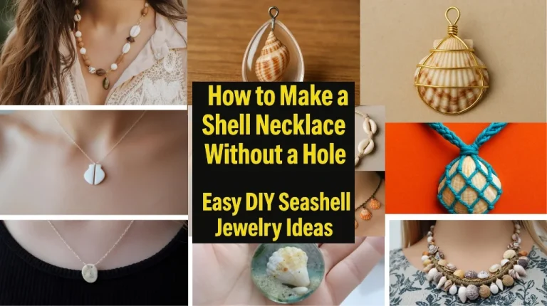 How to Make a Shell Necklace Without a Hole, Featured Image
