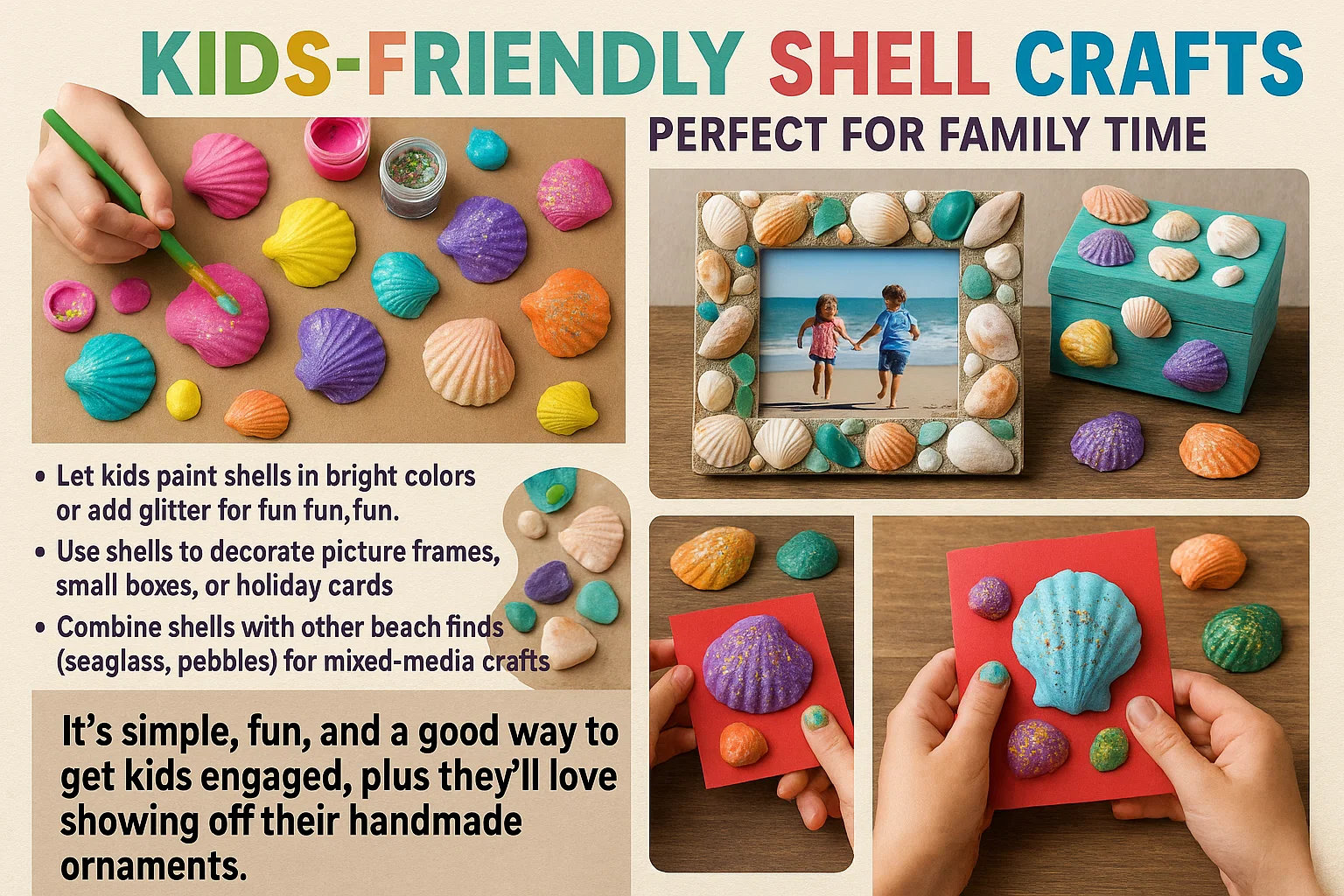 Kids-Friendly Shell Crafts