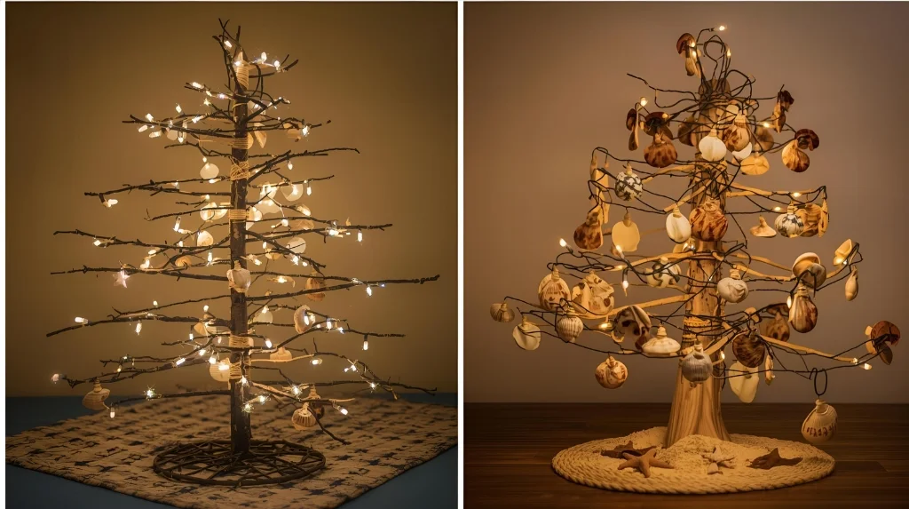 Driftwood + Shell Tree