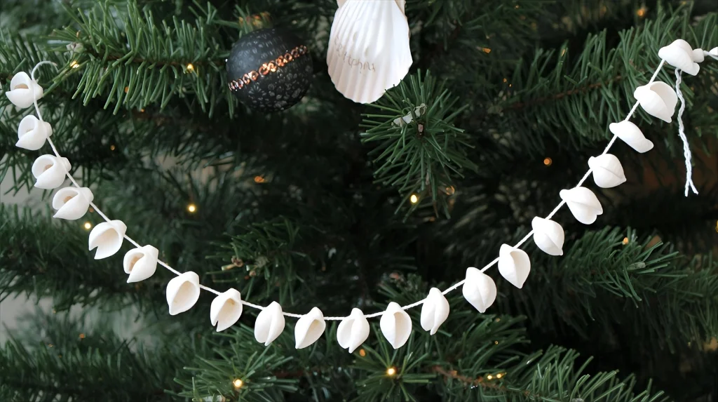 Seashell Garland for Christmas tree