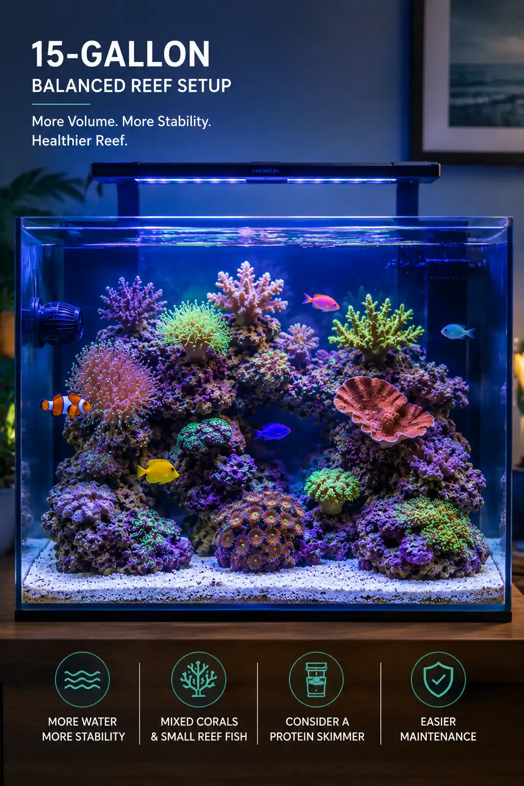 15-Gallon Balanced Reef Setup