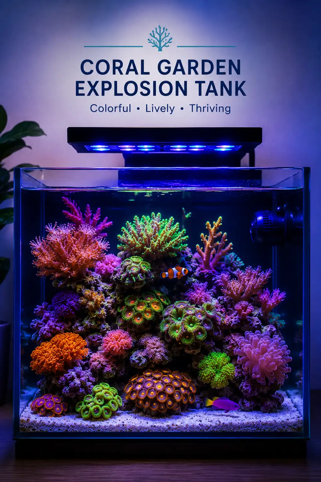 Coral Garden Explosion Tank (Colorful)