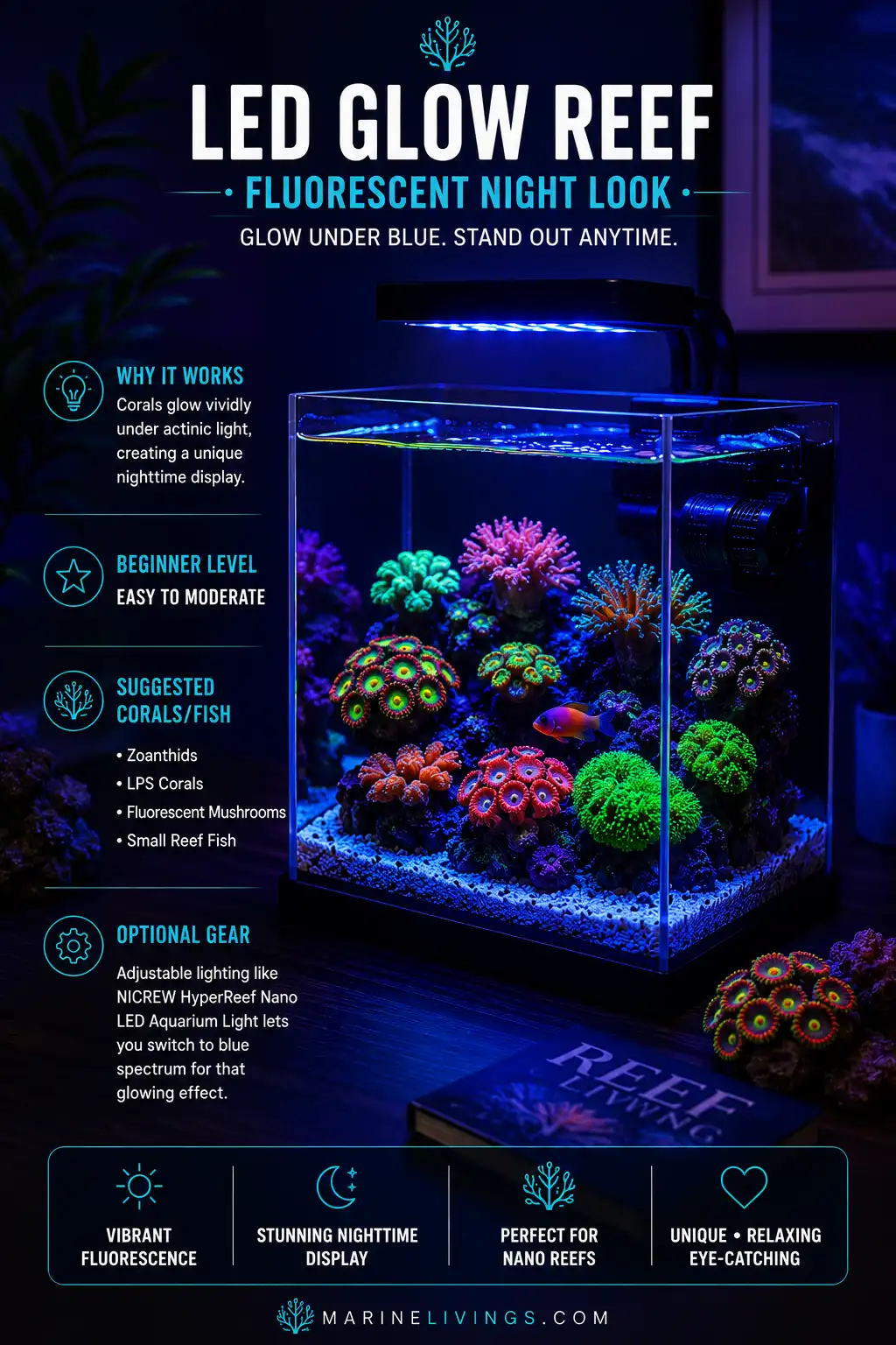 LED Glow Reef (Fluorescent Night Look)