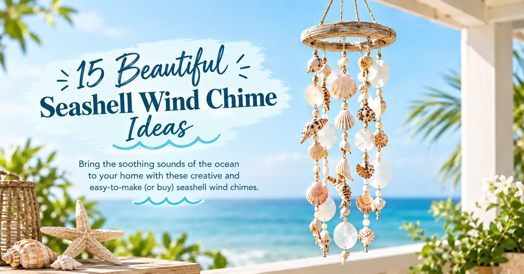 15 Dreamy Seashell Wind Chimes To DIY Or Buy Today