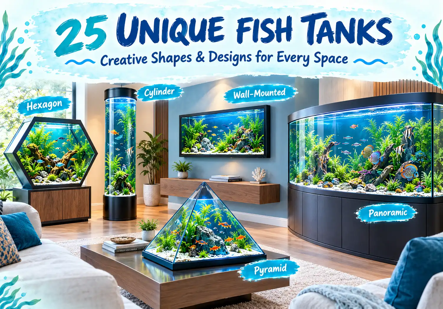25 Unique Fish Tanks for Every Style and Budget
