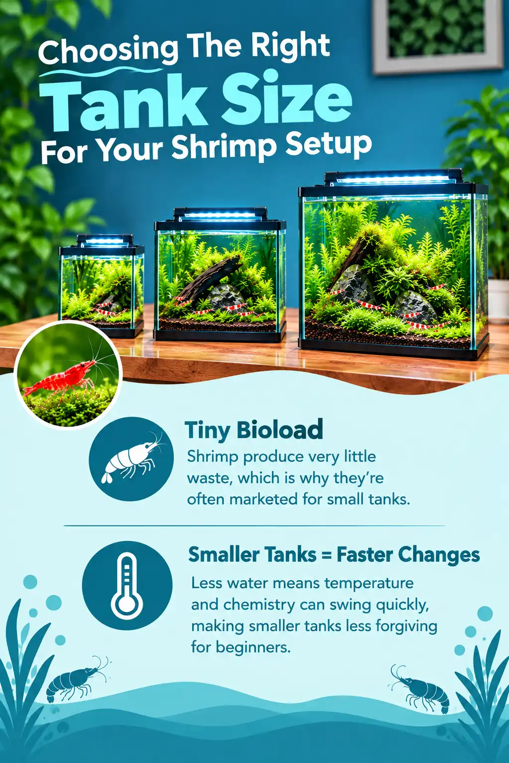 Choosing The Right Tank Size For Your Shrimp Setup