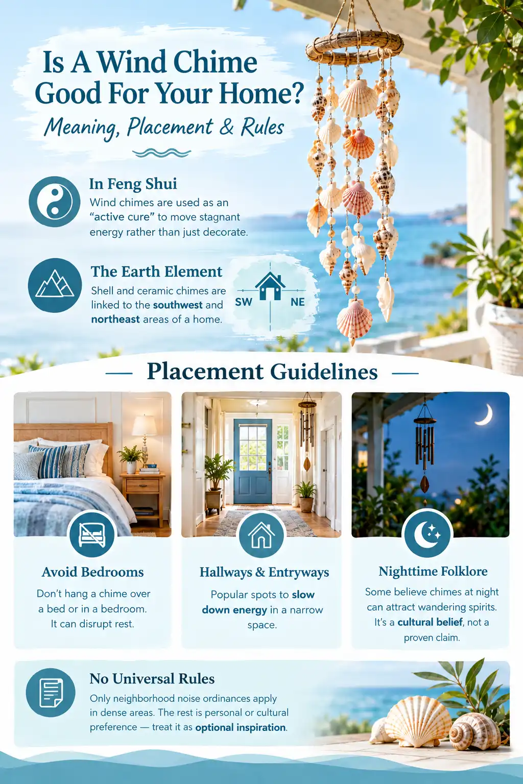 Is A Wind Chime Good For Your Home Meaning, Placement & Rules