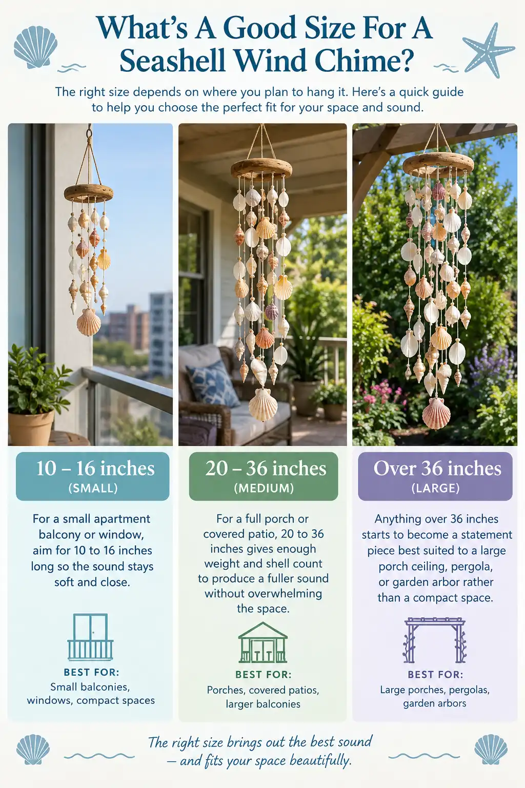 What's A Good Size For A Seashell Wind Chime
