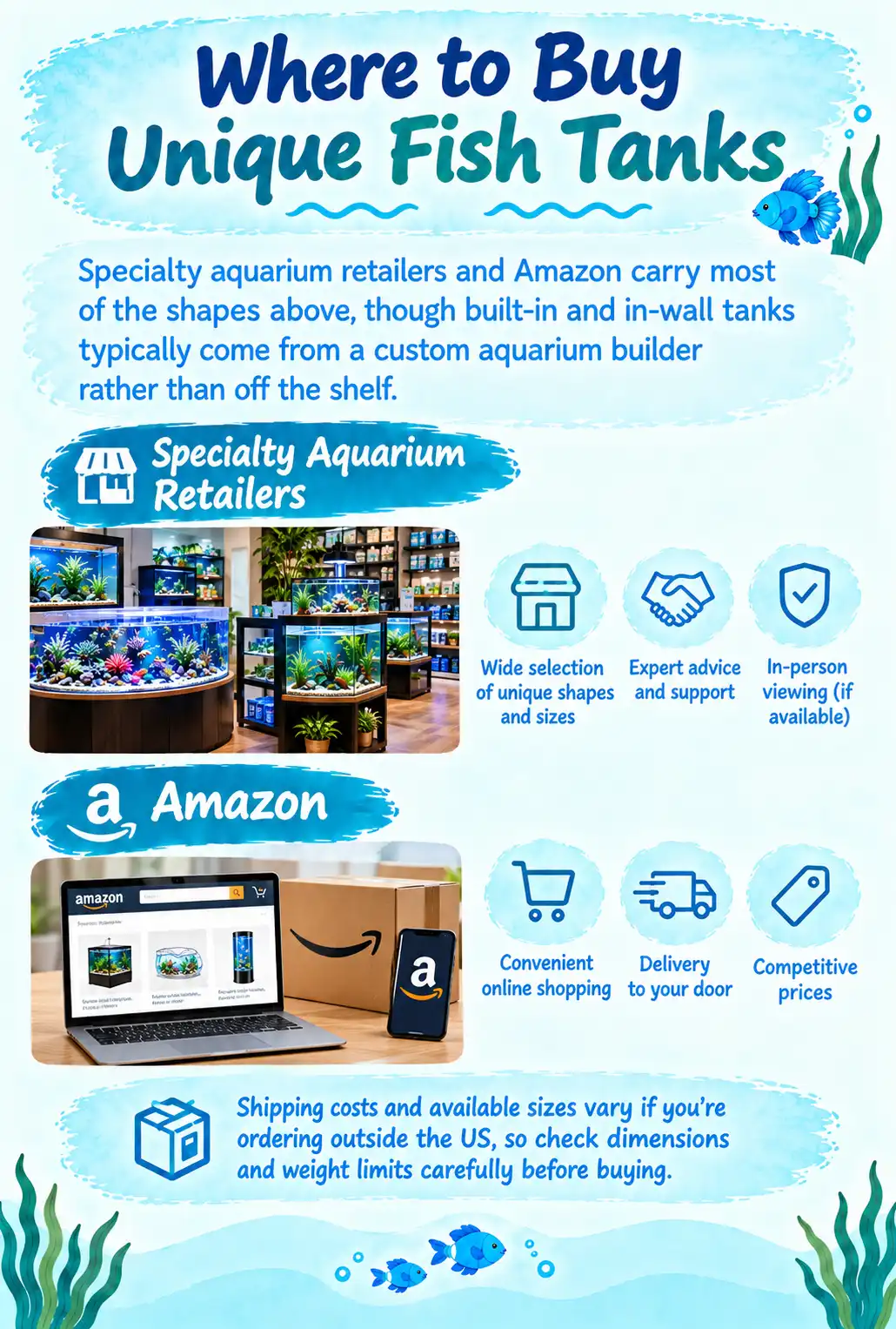 Where to Buy Unique Fish Tanks