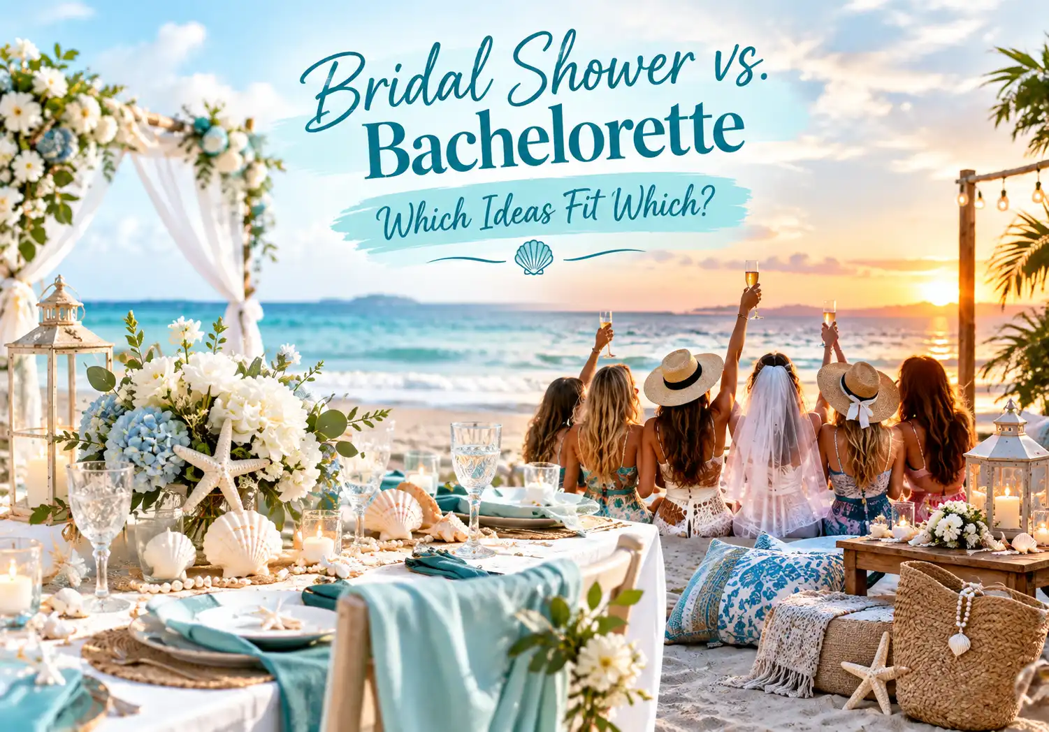 Seashells and Wedding Bells The Ultimate Bachelorette Theme Guide