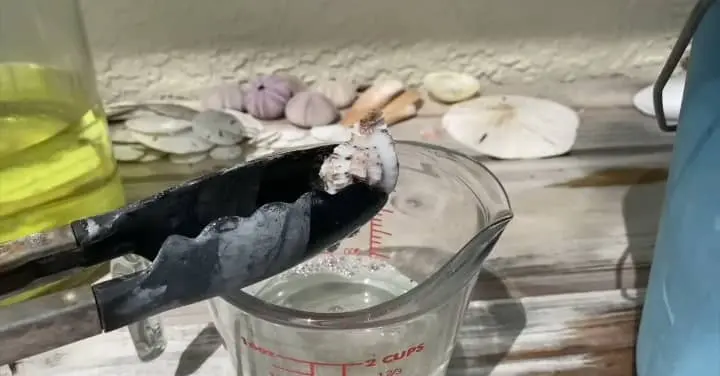 small acid for seashells