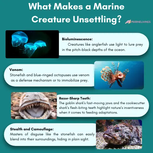 Marine Creature Unsettling infographics