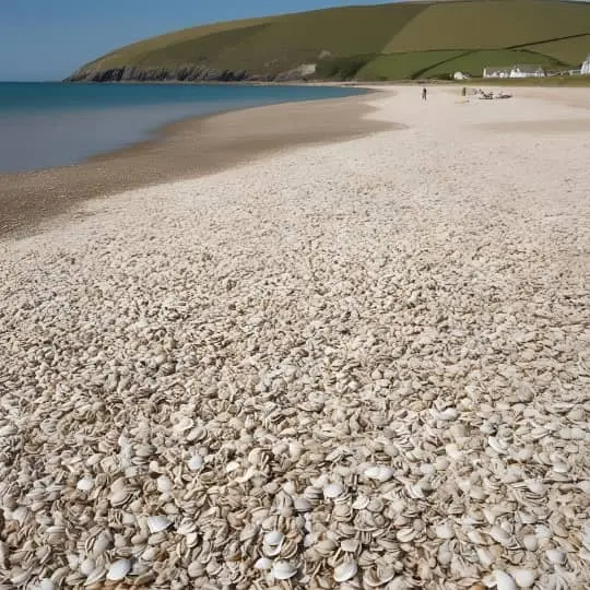 Western Australia Shark Bay famous for seashells