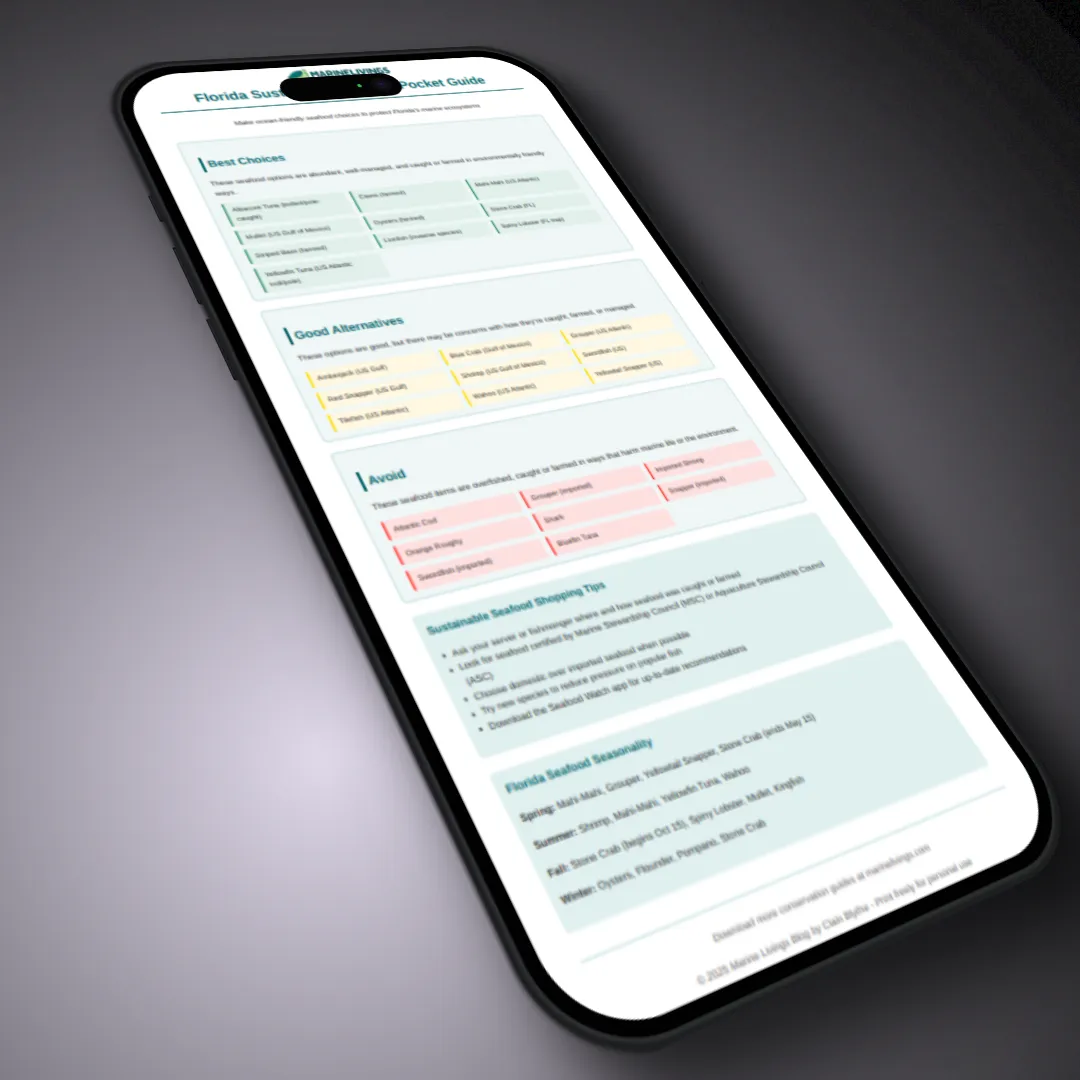 Florida Sustainable Seafood Pocket Guide