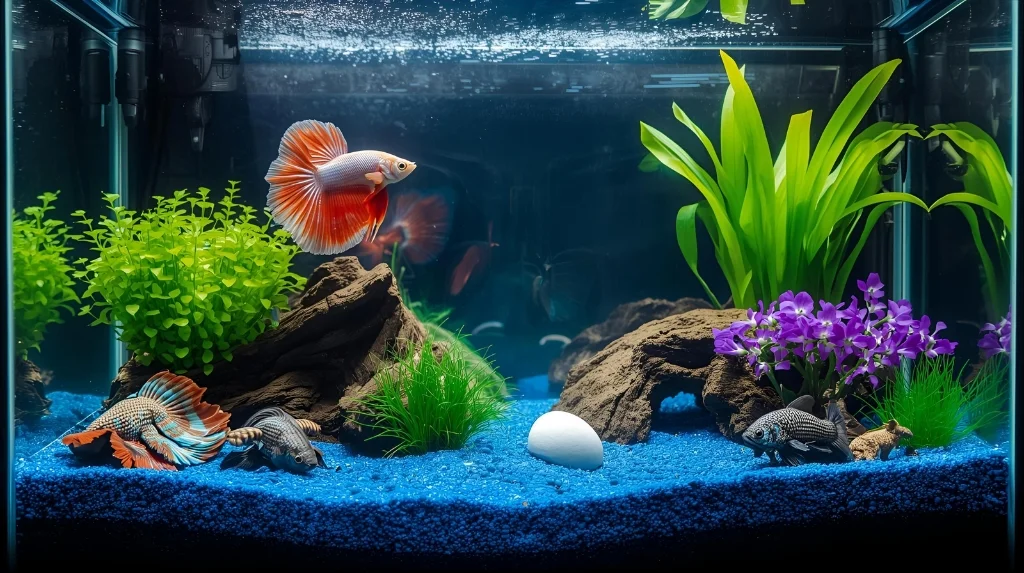 Add a Splash of Color in Your Betta Tank