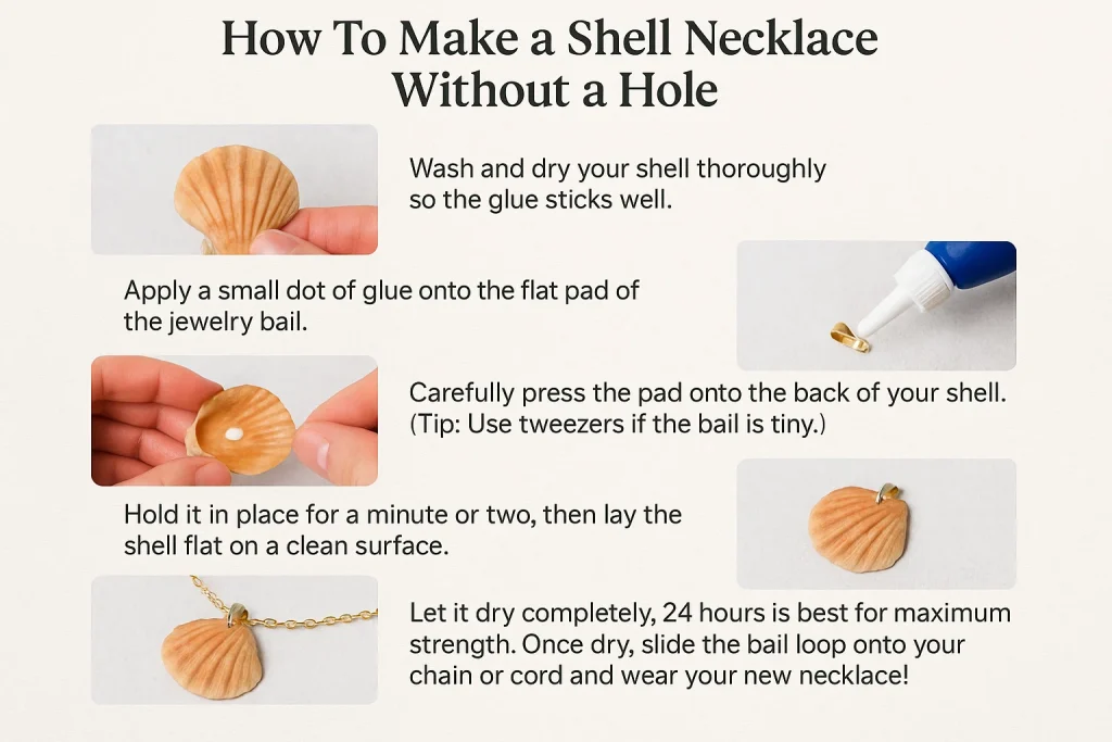  How To Make a Shell Necklace Without a Hole