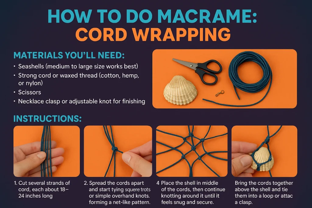 How to Do Macrame or Cord Wrapping