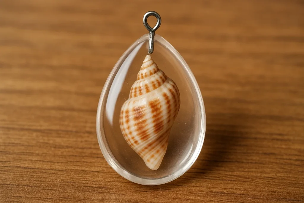 Resin Embedding of a shell