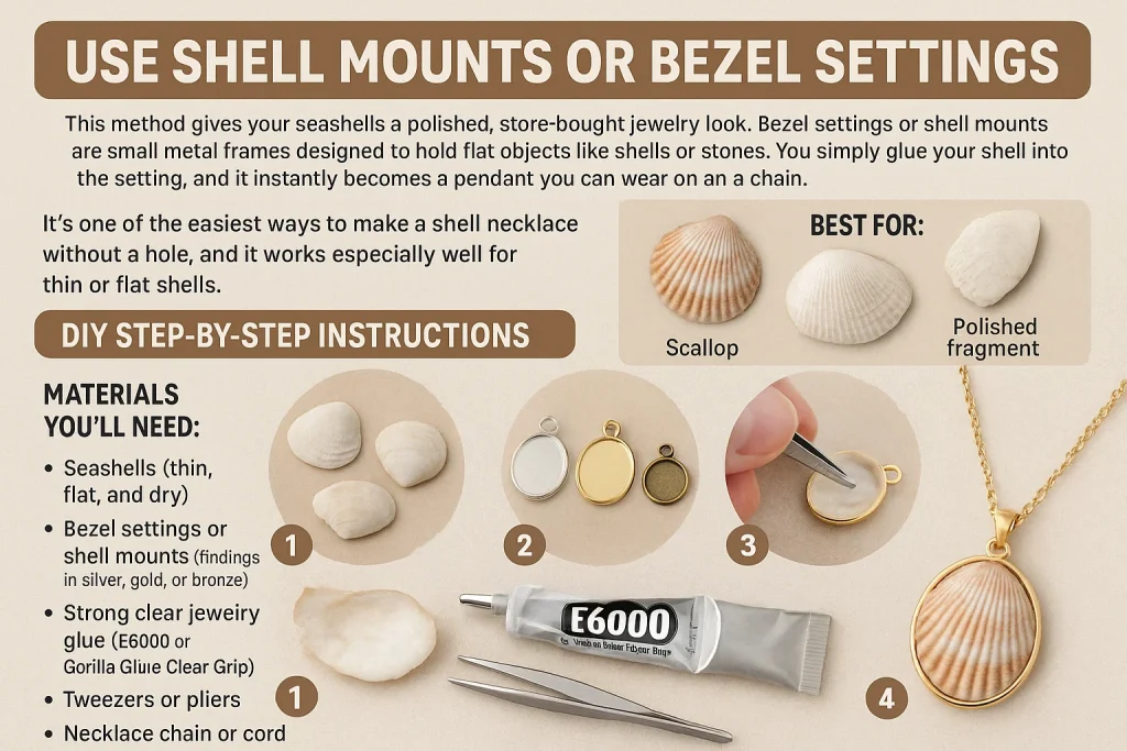 Use Shell Mounts or Bezel Settings