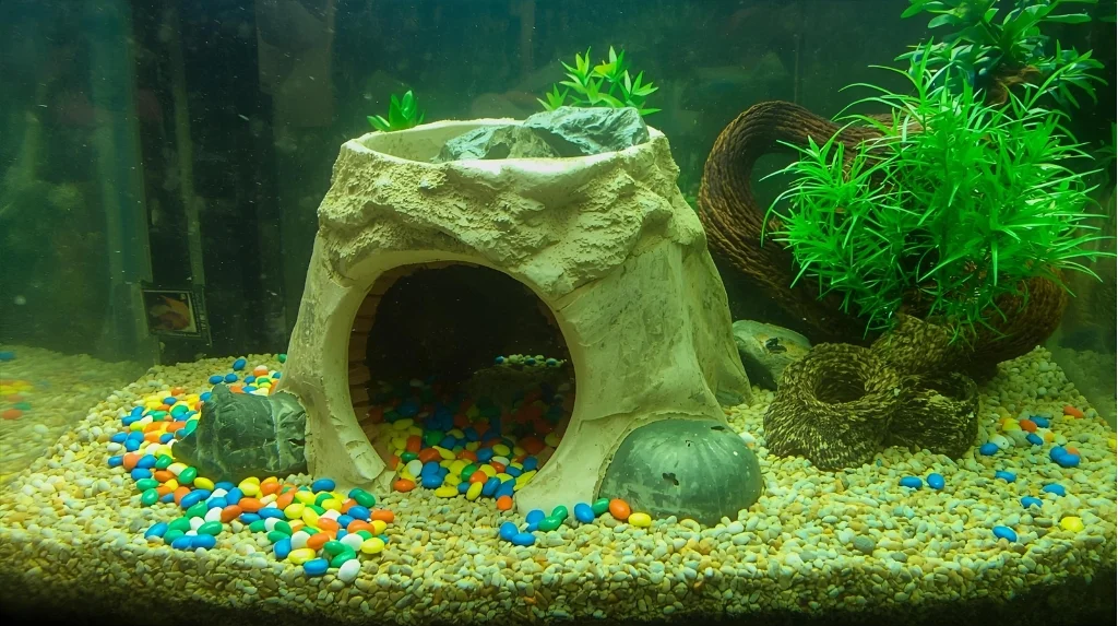 Ceramic Mug Cave for betta fish