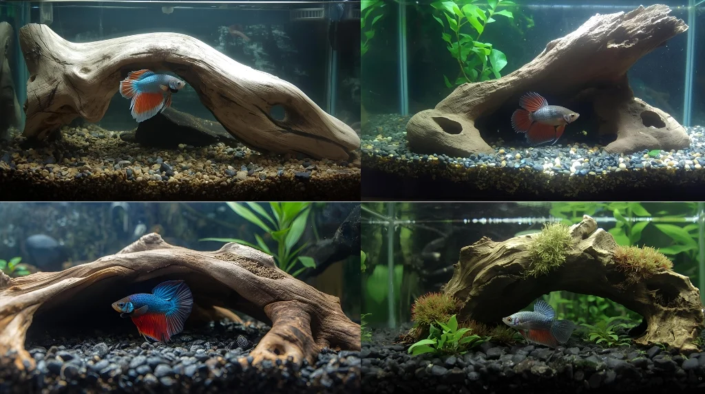 Driftwood Cave for betta fish