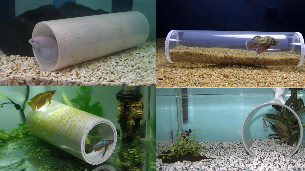 PVC Pipe Tunnel for Betta fish