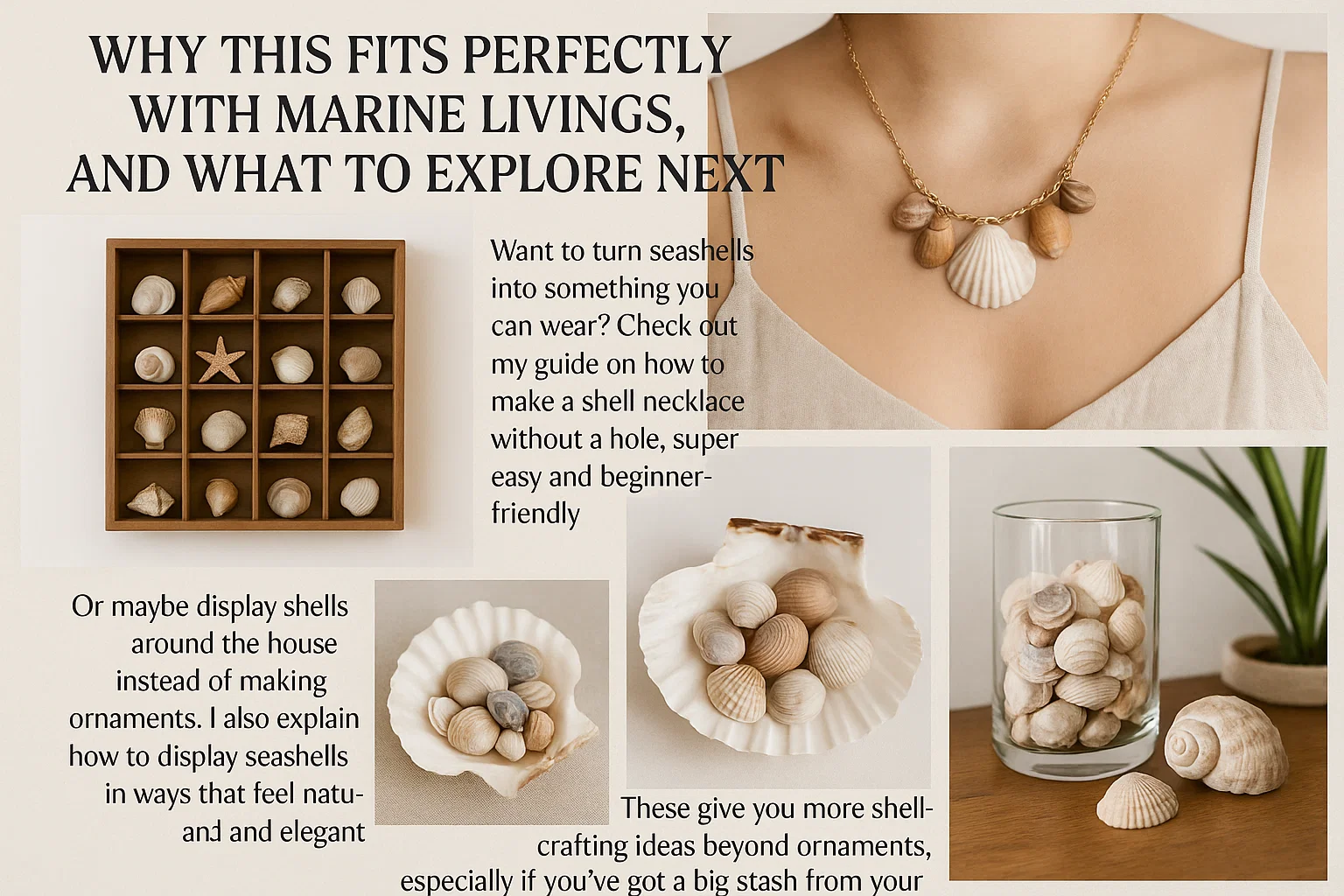 Seashell Ornaments DIY Design